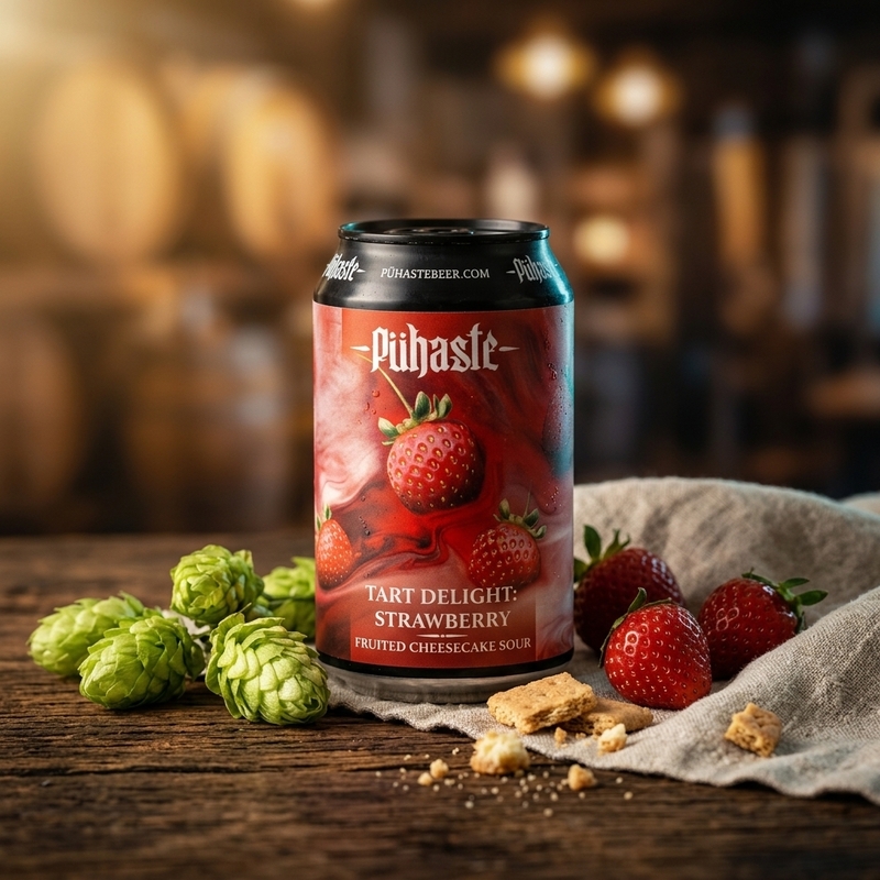 Tart Delight: Strawberry - Pühaste Brewery Sour - Smoothie / Pastry 330ml - 1