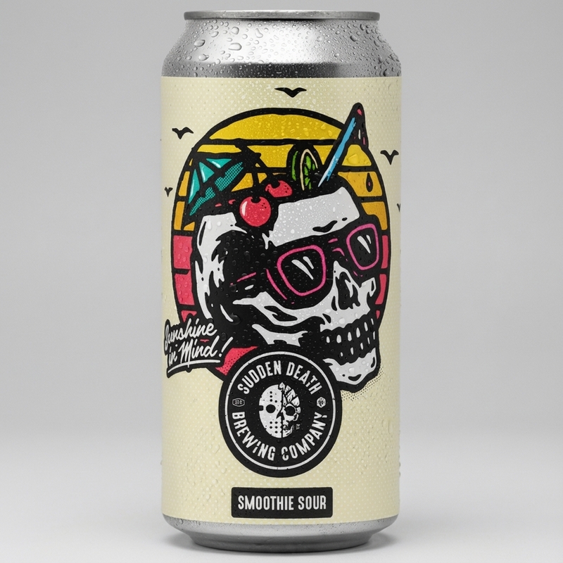 Cherry Berry Crush - Sudden Death Brewing Co. Sour - Fruited 440ml - 2