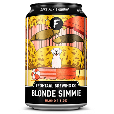 Blonde Simmie - Frontaal Brewing Co. Belgian Blonde 330ml - 1