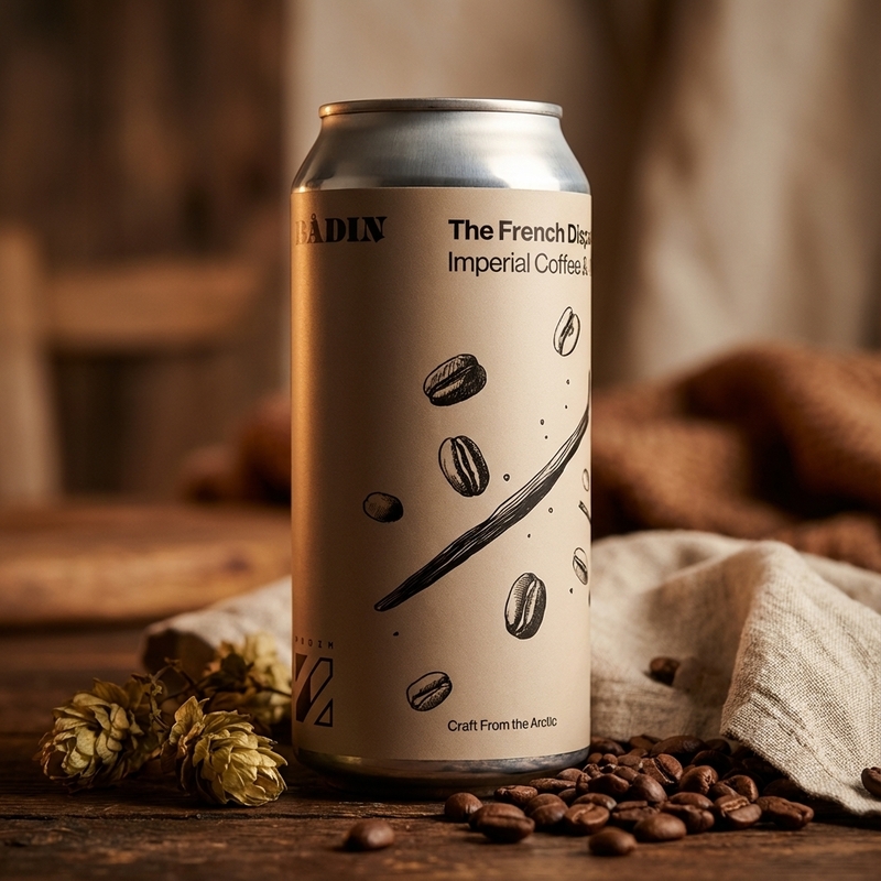 The French Dispatch - Bådin Bryggeri Stout - Imperial / Double Coffee 330ml - 2