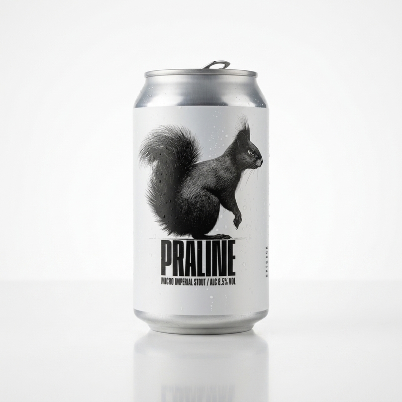 Praline - Menno Olivier Brewing Non-Alcoholic Beer - Porter / Stout 330ml - 2