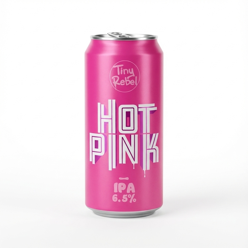 Hot Pink - Tiny Rebel Brewing Co IPA - American 440ml - 1