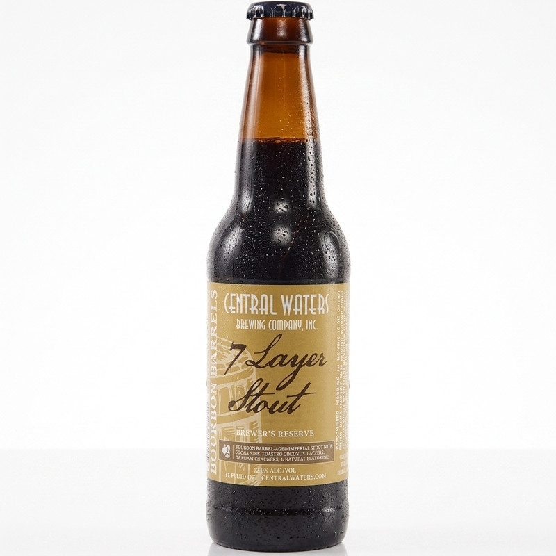 Brewer's Reserve 7 Layer Stout - Central Waters Brewing Company Stout - Imperial / Double Pastry 355ml - 2