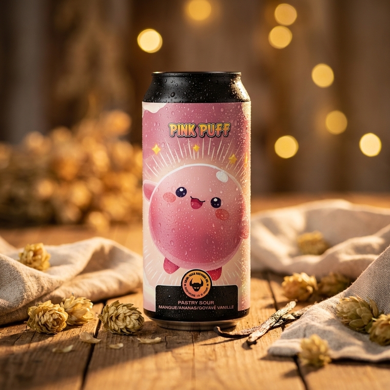 Pink Puff - Game Over Brewing Co. Sour - Smoothie / Pastry 440ml - 2