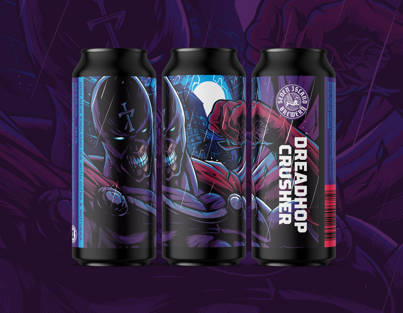 Dreadhop Crusher - Seven Island Brewery IPA - New England / Hazy 440ml - 1