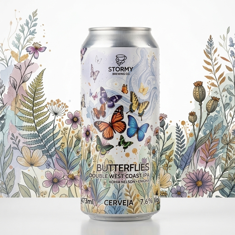 Mount Ngauruhoe - Stormy Brewing Co. IPA - Imperial / Double New England / Hazy 473ml - 2