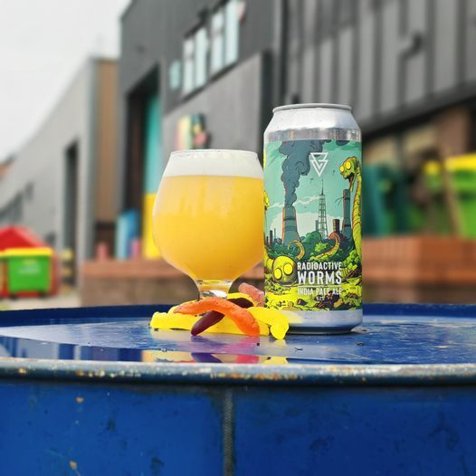 Radioactive Worms - Azvex Brewing Company IPA - New England / Hazy 440ml - 1