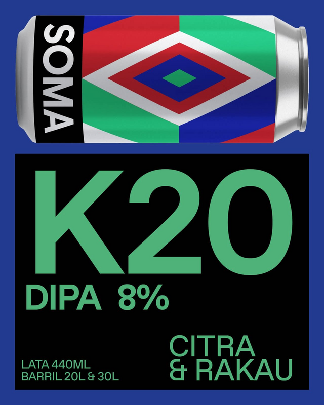 K20 - SOMA Beer IPA - Imperial / Double New England / Hazy 440ml - 1
