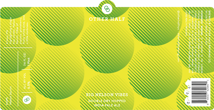Big Nelson Vibes - Other Half Brewing Co. IPA - New England / Hazy 440ml - 1