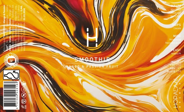 Smoothie : Mango & Passion Fruit - Hopalaa Sour - Smoothie / Pastry 440ml - 1