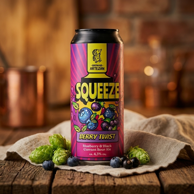 Squeeze: Berry Twist - Browar Artezan Sour - Fruited 500ml - 2