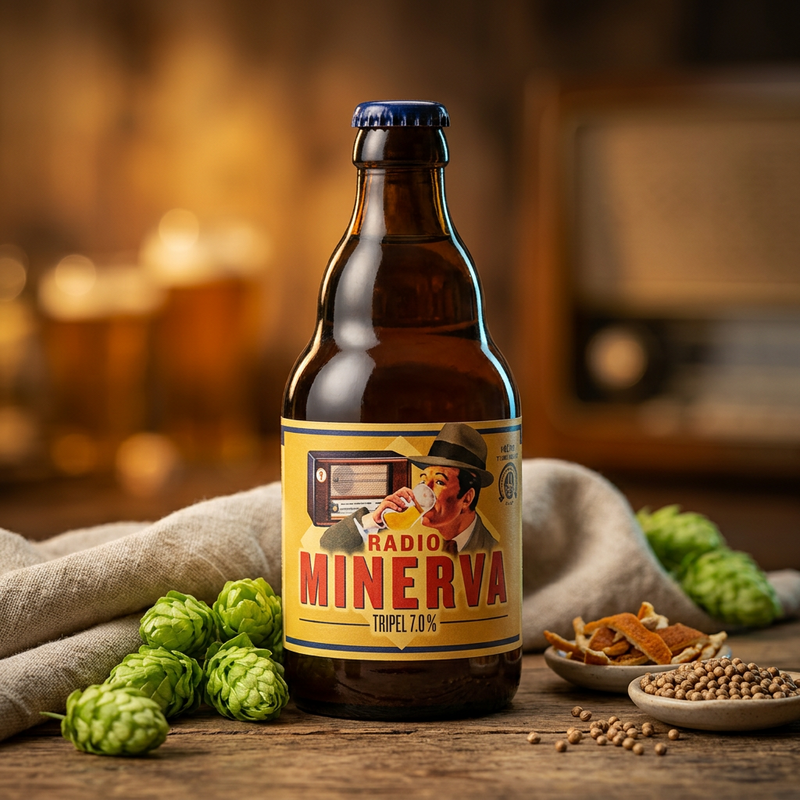 Radio Minerva Tripel - Antwerpse Brouw Compagnie Belgian Tripel 330ml - 2