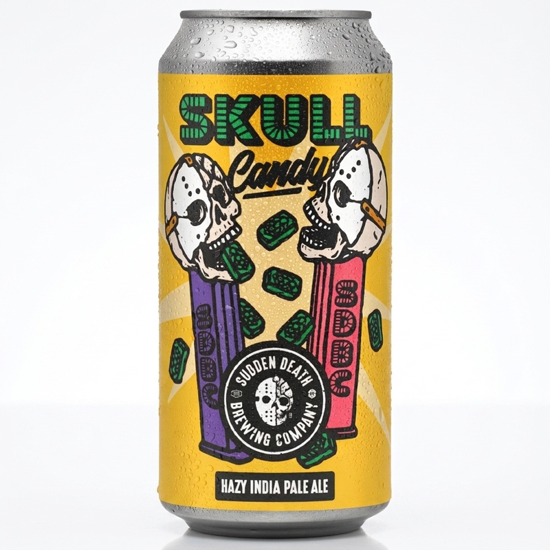 Skull Candy - Sudden Death Brewing Co. IPA - New England / Hazy 440ml - 2