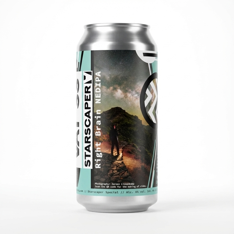 Starscaper: Right Brain - VAT'33 IPA - New England / Hazy 440ml - 1