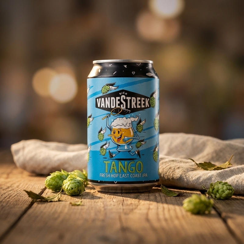 Fresh Hop East Coast IPA - Tango - vandeStreek bier IPA - New England / Hazy 330ml - 2