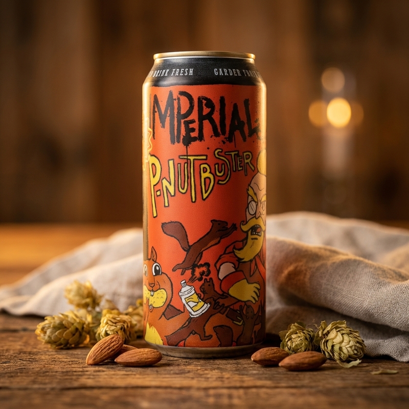 IMPERIAL P-NUT BUSTER - AMANDE - BreWskey Stout - Imperial / Double Pastry 473ml - 2