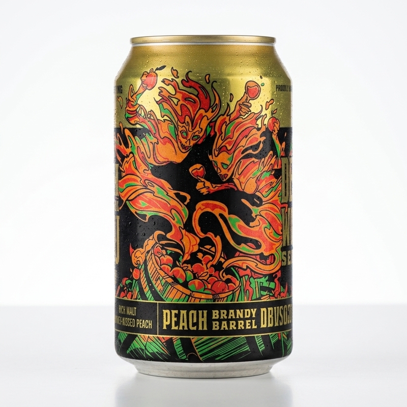 Peach Brandy Barrel D.B.V.S.O.J. - Revolution Brewing Barleywine - American 440ml - 2
