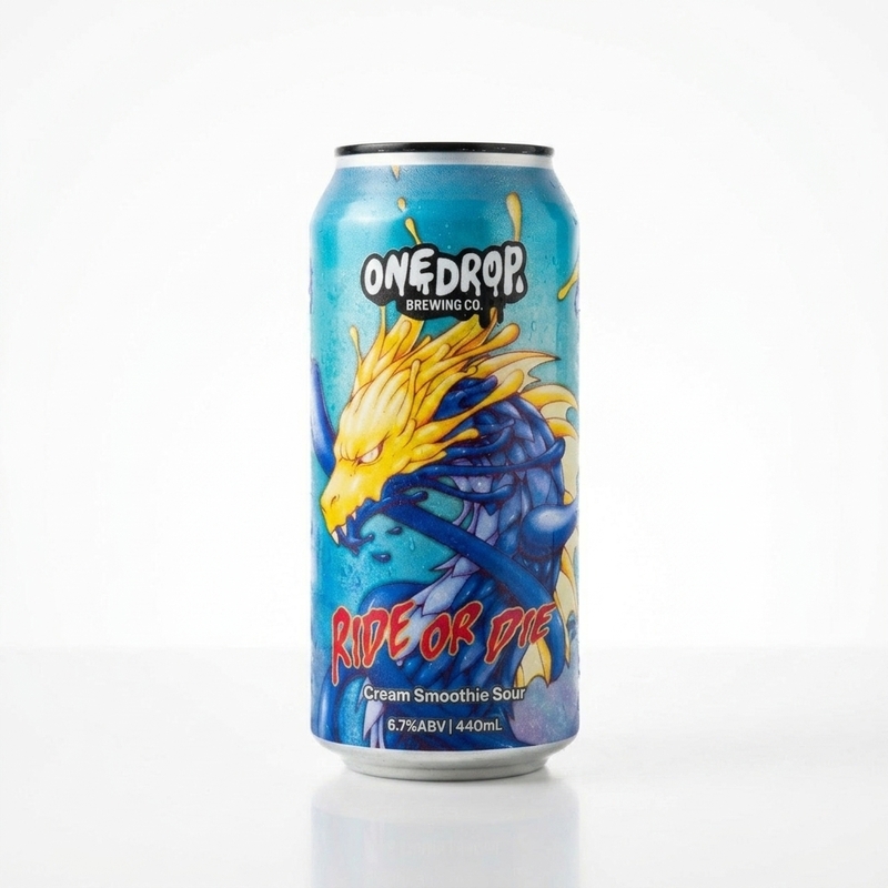 Ride or Die - One Drop Brewing Co Sour - Smoothie / Pastry 440ml - 2