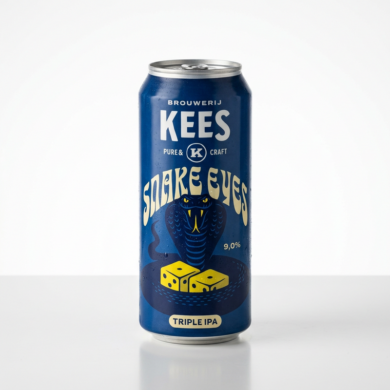Snake Eyes - Brouwerij Kees IPA - Triple New England / Hazy 440ml - 1