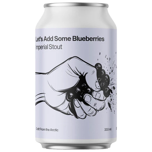 Let's add some Blueberries - Bådin Bryggeri Stout - Imperial / Double 330ml - 1