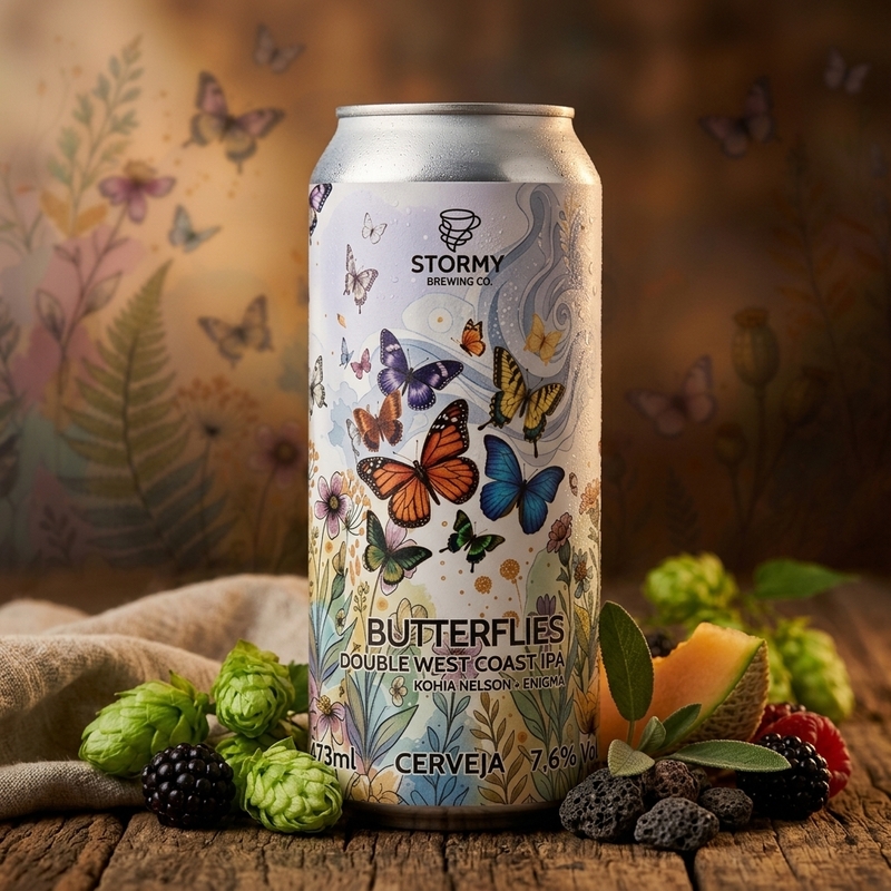 Mount Ngauruhoe - Stormy Brewing Co. IPA - Imperial / Double New England / Hazy 473ml - 1