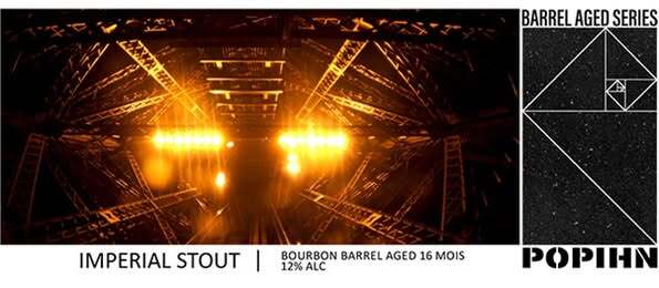 Bourbon Barrel Aged 16 Mois - Popihn Stout - Imperial / Double 330ml - 1