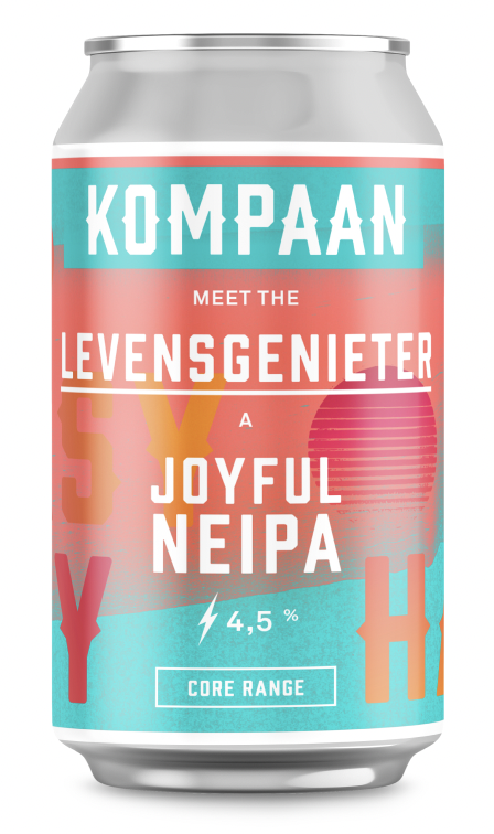 Levensgenieter - KOMPAAN Dutch Craft Beer Company IPA - New England / Hazy 330ml - 1