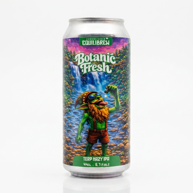 Botanic Fresh - Cervejaria EquiliBrew IPA - New England / Hazy 440ml - 2