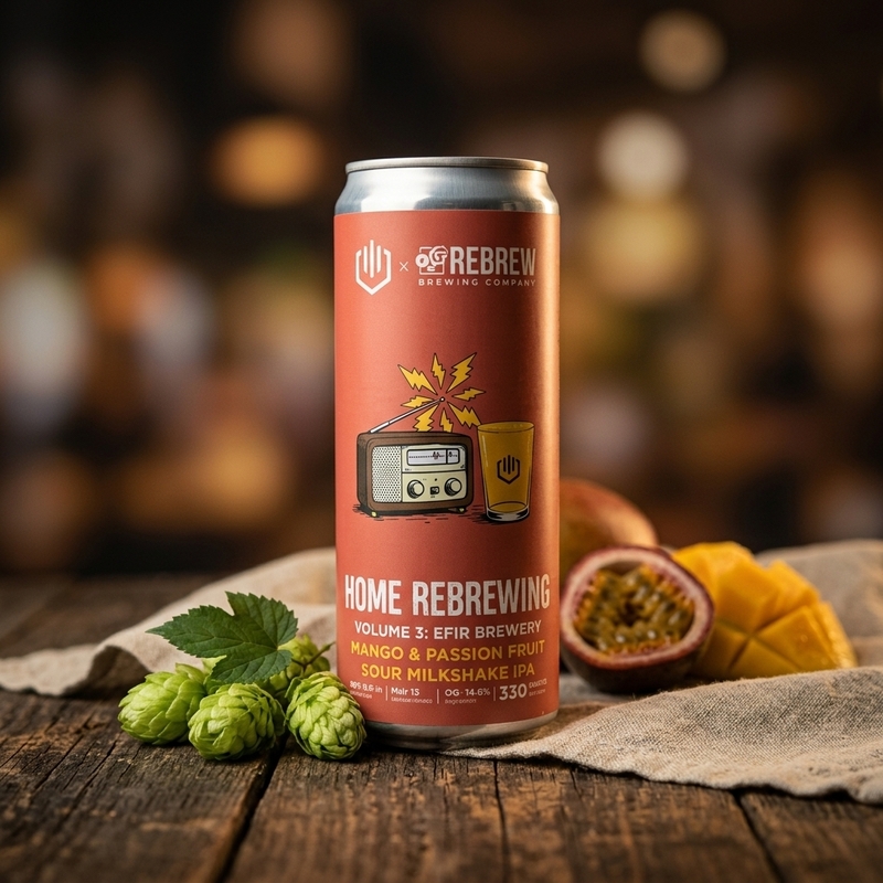 Home Rebrewing 2. Volume 3: Efir Brewery - Rebrew IPA - Milkshake 330ml - 2