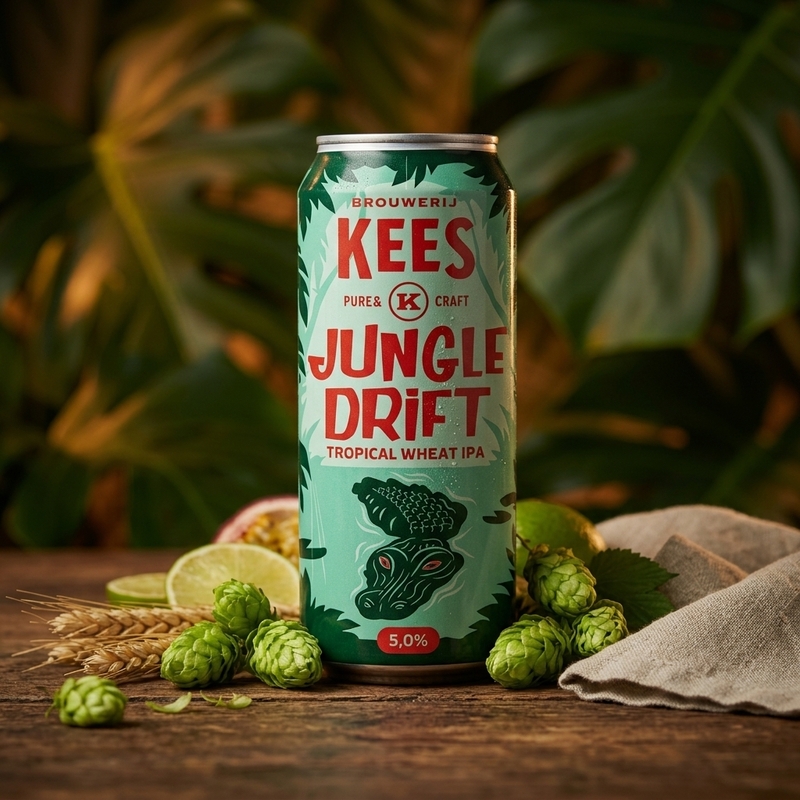 Jungle Drift - Brouwerij Kees IPA - White / Wheat 440ml - 2