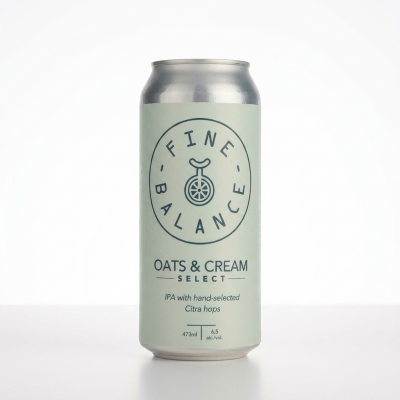 Oats & Cream: Select Citra - Fine Balance Brewing IPA - New England / Hazy 473ml - 2