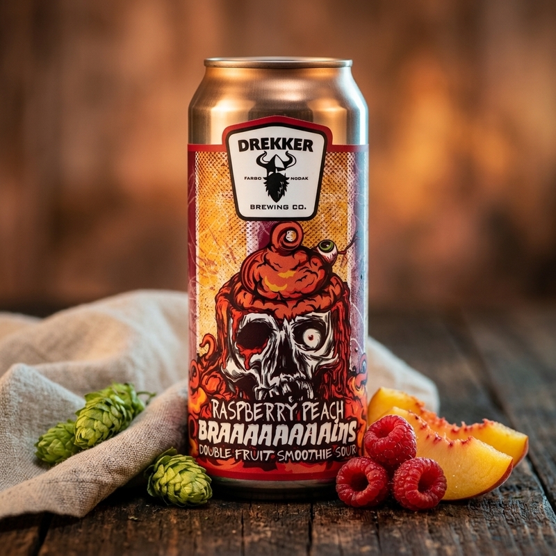 Braaaaaaaains - Raspberry Peach