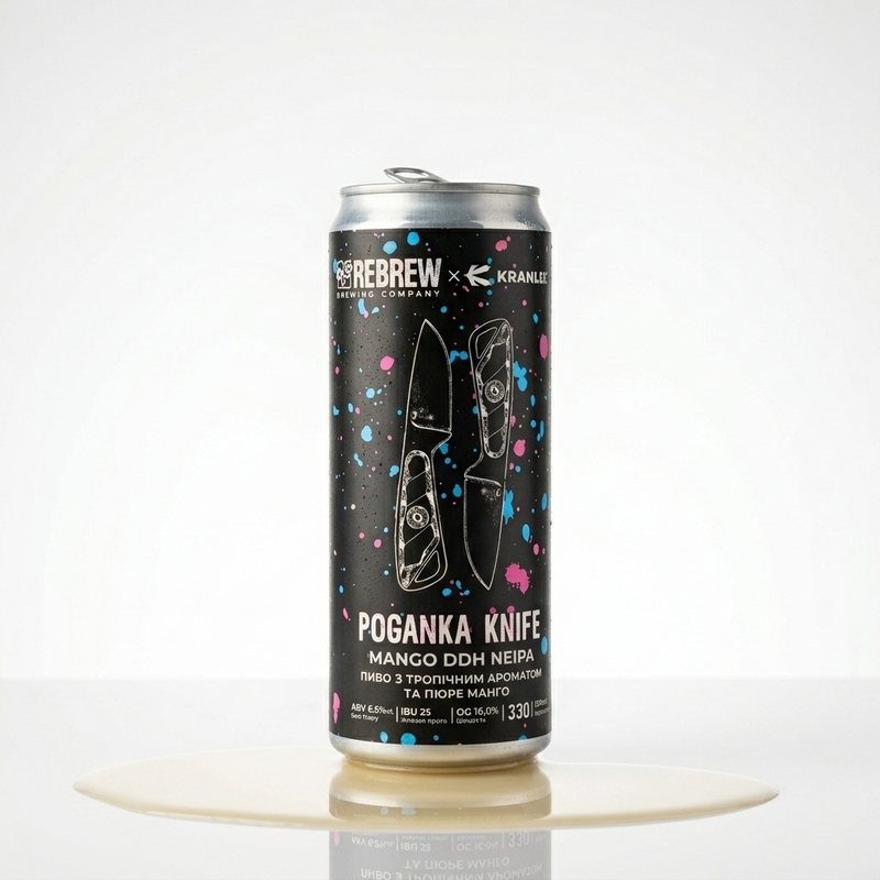 Poganka Knife - Rebrew IPA - New England / Hazy 330ml - 1