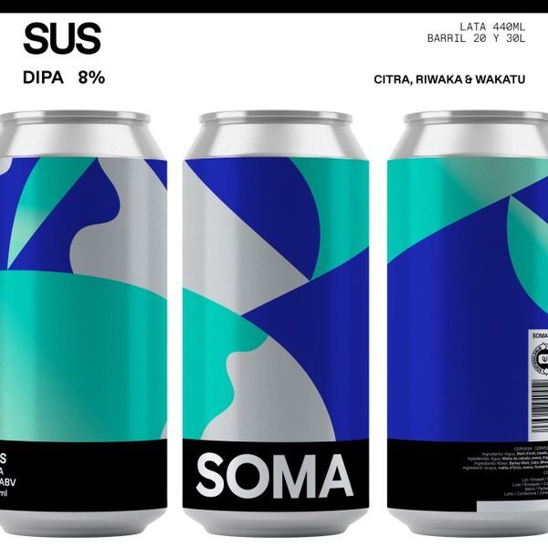 Sus - SOMA Beer IPA - Imperial / Double New England / Hazy 440ml - 1