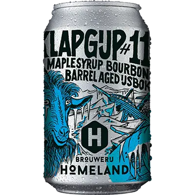 Klapgijp #11 Maple Syrup BA Ijsbok - Brouwerij Homeland Bock - Eisbock 330ml - 1