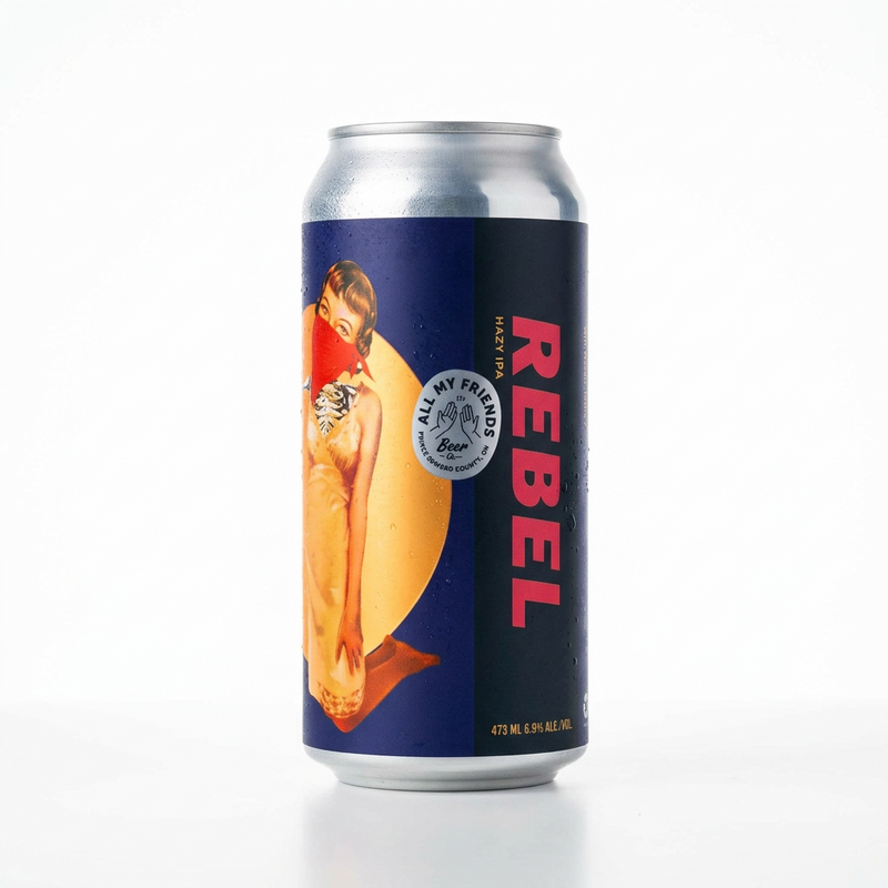 Rebel - All My Friends Beer Co. IPA - New England / Hazy 473ml - 2