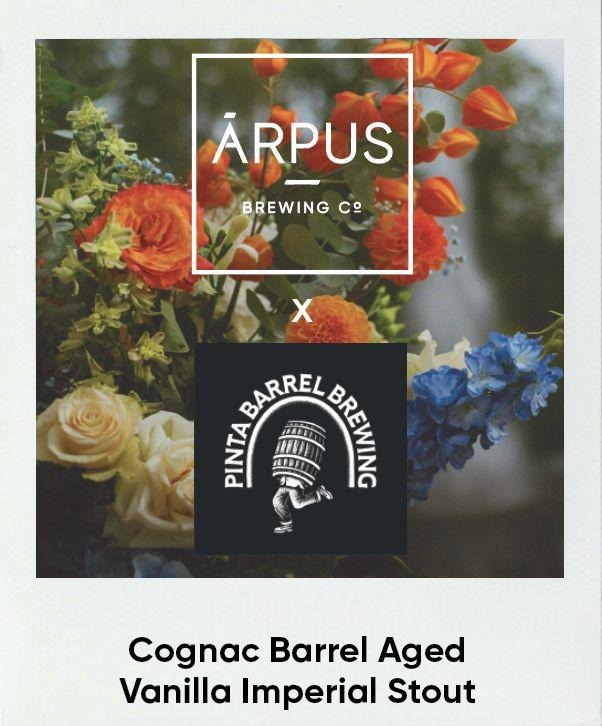Ārpus x Pinta Barrel Brewing Cognac Barrel Aged Vanilla Stout - Ārpus Brewing Co. Stout - Imperial / Double 440ml - 1