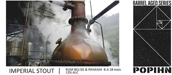 Rum Belize & Panama BA 18m - Popihn Stout - Imperial / Double 330ml - 1