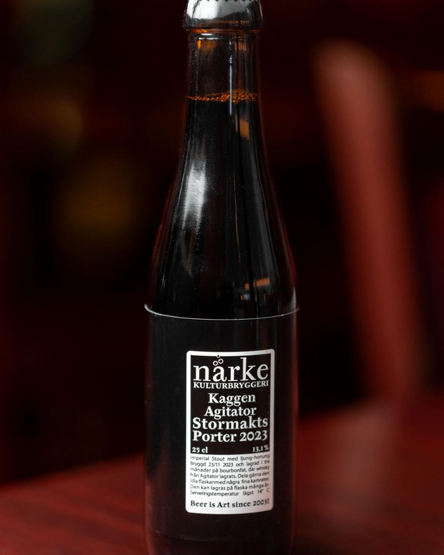 Kaggen Agitator Stormaktsporter 2023 - Närke Kulturbryggeri Stout - Imperial / Double 250ml - 1