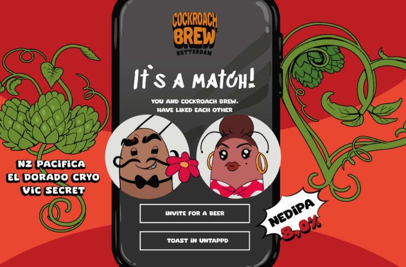 It's a Match! - Cockroach Brew IPA - Imperial / Double New England / Hazy 330ml - 1