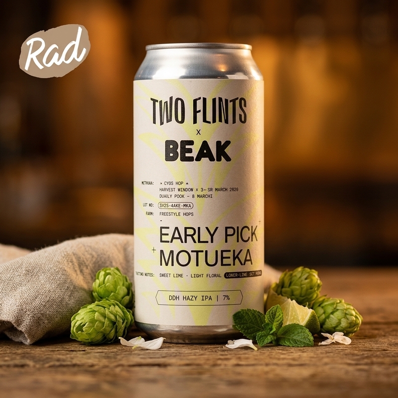 Early Pick: Motueka - Two Flints IPA - New England / Hazy 440ml - 1