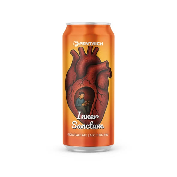 Inner Sanctum - Pentrich Brewing Co. IPA - New England / Hazy 440ml - 1