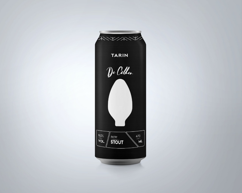 De Colher (Avela, Flor de Sal e Caramela) - Tarin Cervejaria Stout - Imperial / Double Pastry 473ml - 1