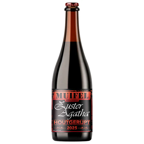 Zuster Agatha Houtgerijpt 2025 - Muifelbrouwerij Belgian Quadrupel 750ml - 1