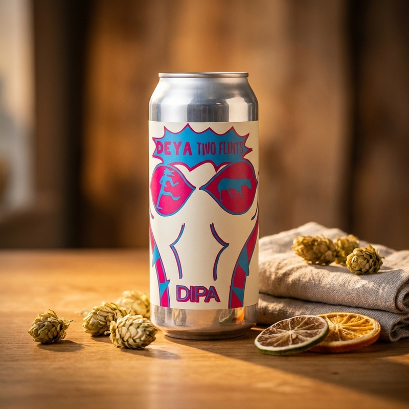 Superliminal Messaging (Two Flints collab) - DEYA Brewing Company IPA - Imperial / Double New England / Hazy 500ml - 2