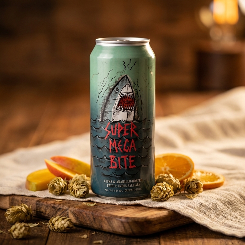 Megabite - Hop Butcher For The World IPA - Imperial / Double New England / Hazy 473ml - 2