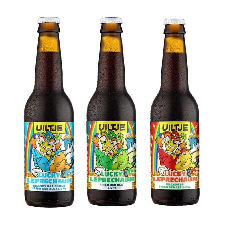 Lucky Leprechaun 3-pack - Uiltje Brewing Company Red Ale - Other 330ml - 1