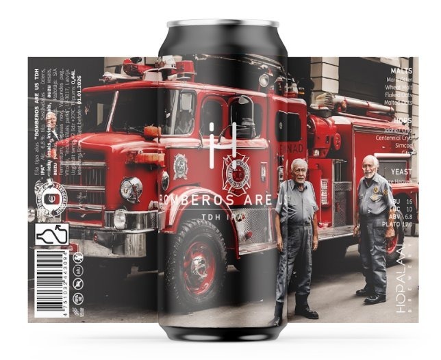 Bomberos Are Us - Hopalaa IPA - Triple New England / Hazy 440ml - 1