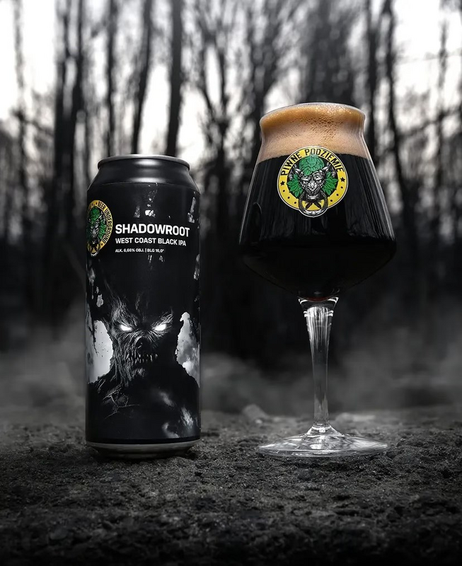Shadowroot - Piwne Podziemie / Beer Underground IPA - Black / Cascadian Dark Ale 500ml - 1