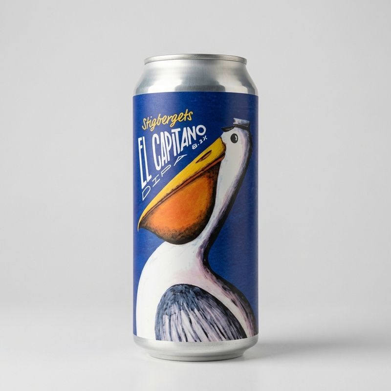 El Capitano - Stigbergets Bryggeri IPA - Imperial / Double New England / Hazy 440ml - 1